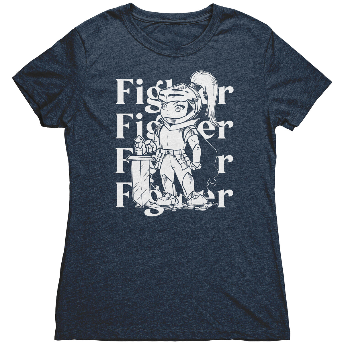 Fighter Chibi Lavish T-shirt  - Gemmed Firefly