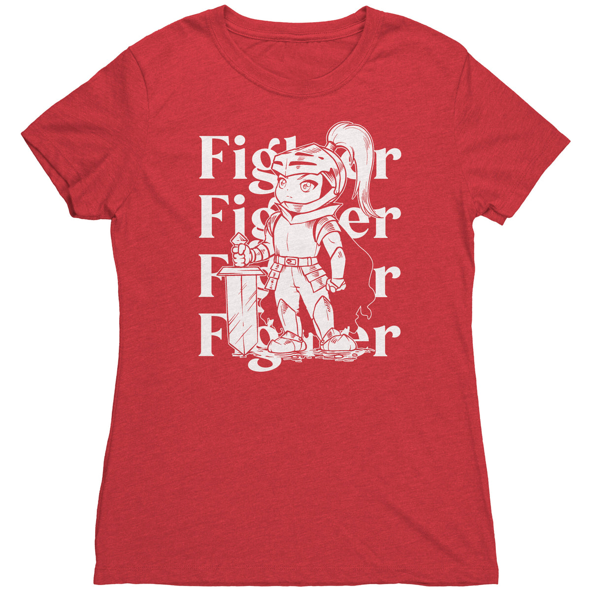 Fighter Chibi Lavish T-shirt  - Gemmed Firefly