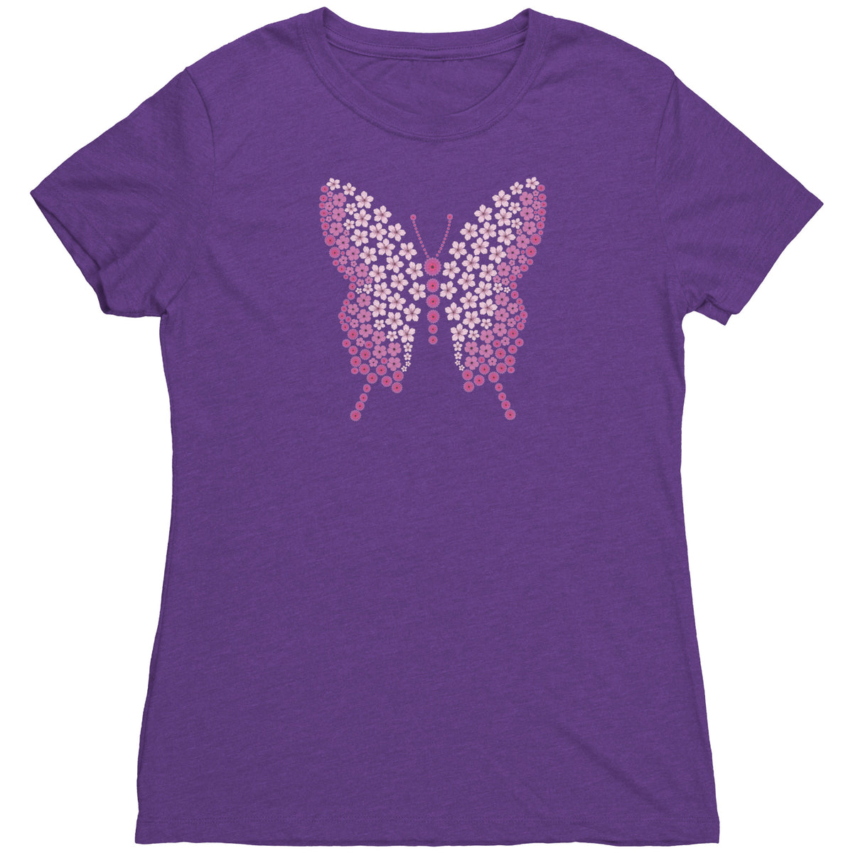 Flutterby Flowers T-Shirt  - Gemmed Firefly