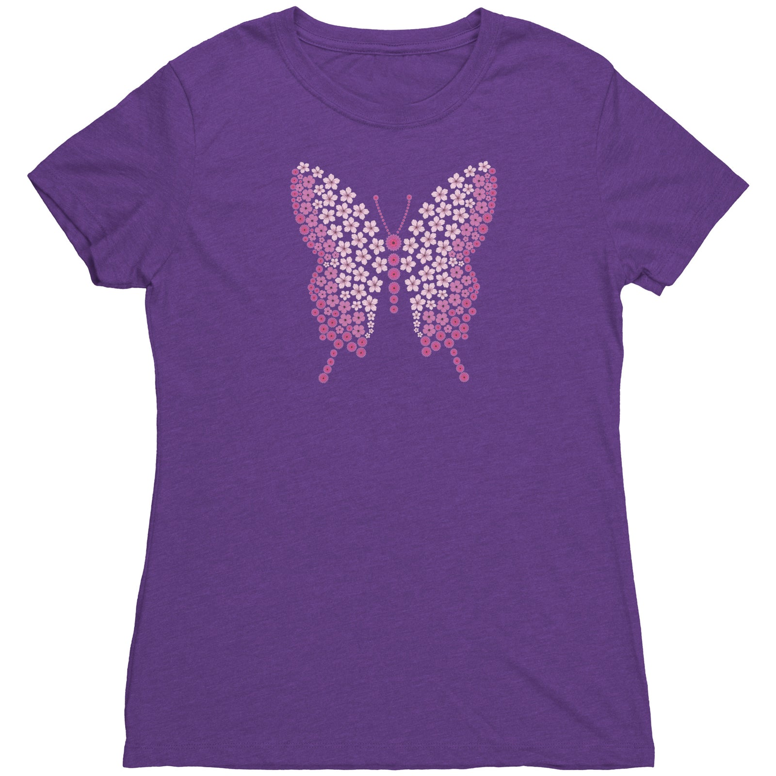 Flutterby Flowers T-Shirt  - Gemmed Firefly