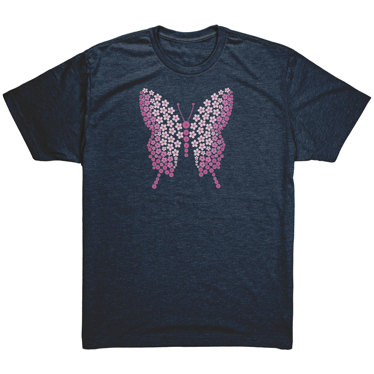 Flutterby Flowers T-Shirt  - Gemmed Firefly