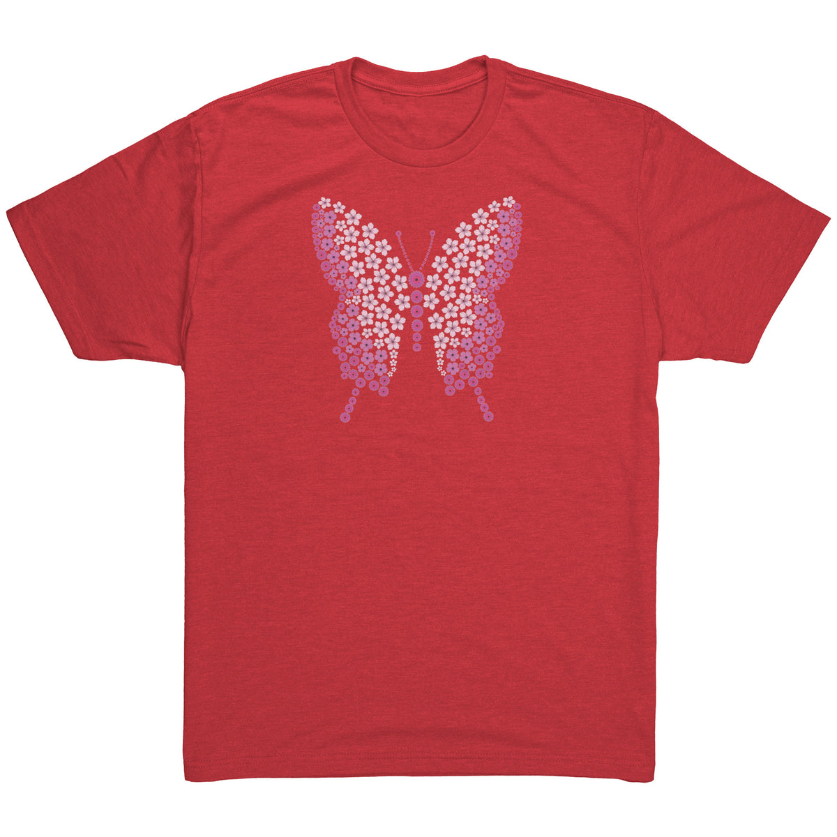 Flutterby Flowers T-Shirt  - Gemmed Firefly