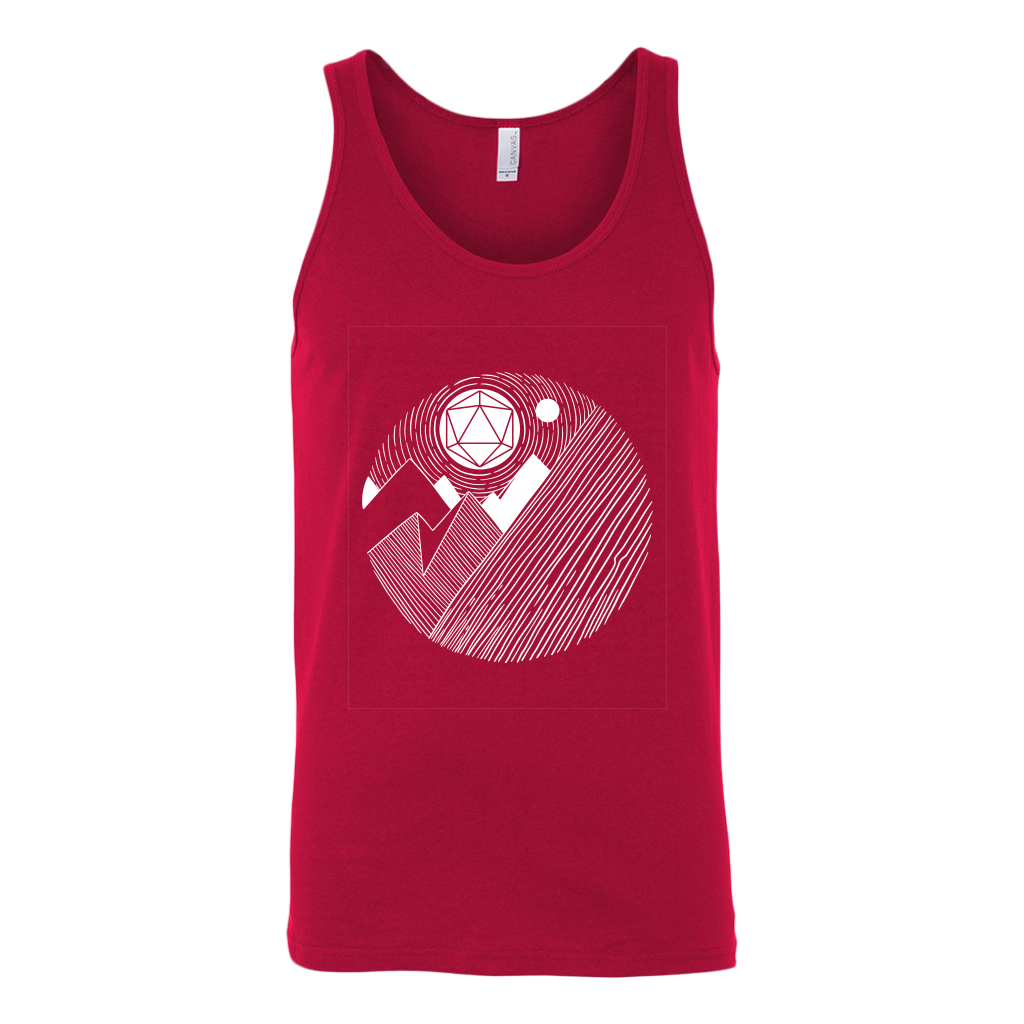 D20 Mountains Majesty T-shirt  - Gemmed Firefly