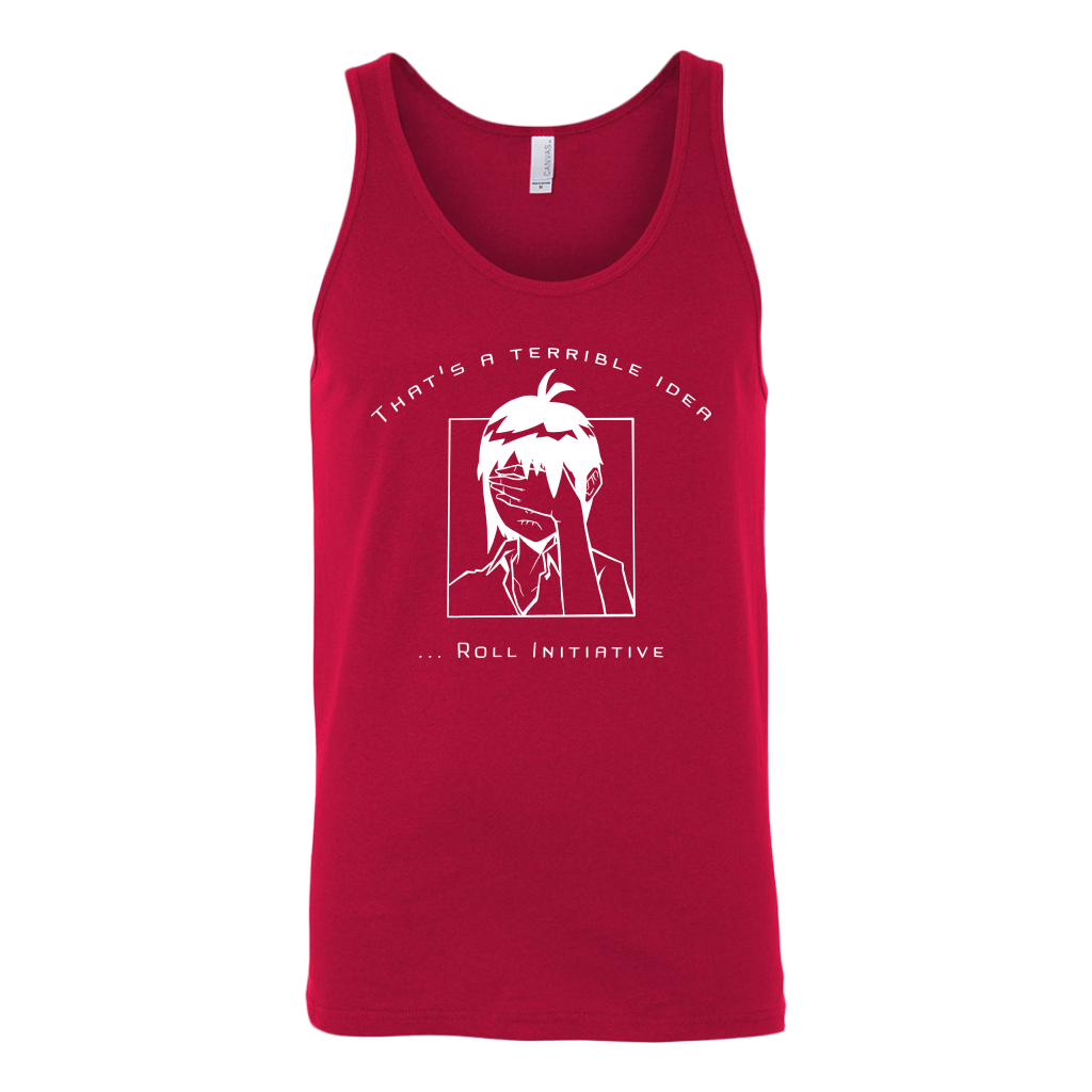 That's a Terrible Idea Roll Initiative (Game Goddess) T-shirt  - Gemmed Firefly