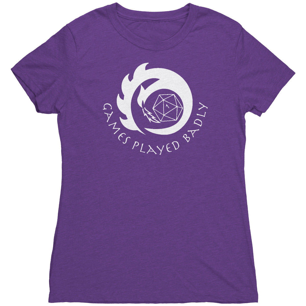 Games Played Badly Custom Full Logo T-shirt  - Gemmed Firefly