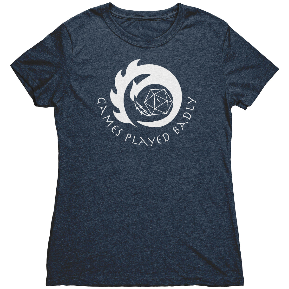 Games Played Badly Custom Full Logo T-shirt  - Gemmed Firefly