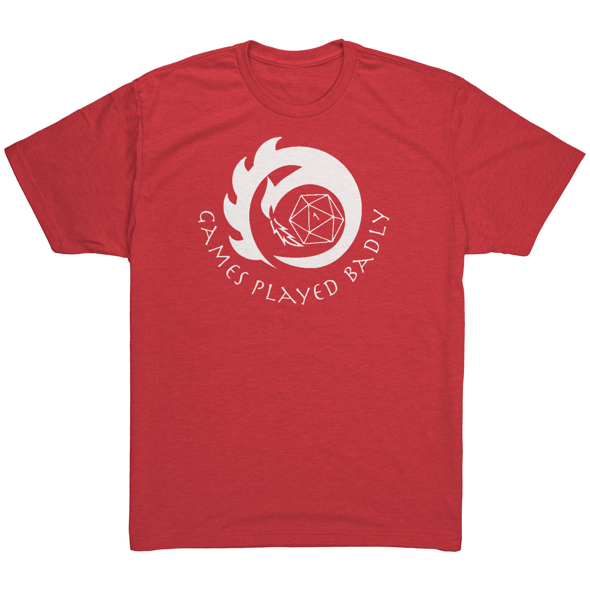 Games Played Badly Custom Full Logo T-shirt  - Gemmed Firefly