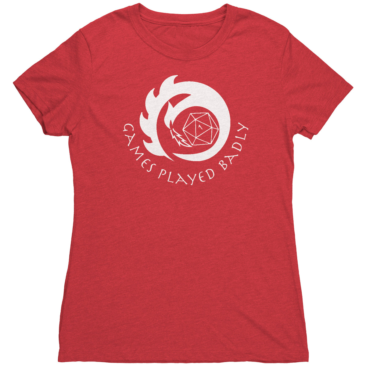 Games Played Badly Custom Full Logo T-shirt  - Gemmed Firefly