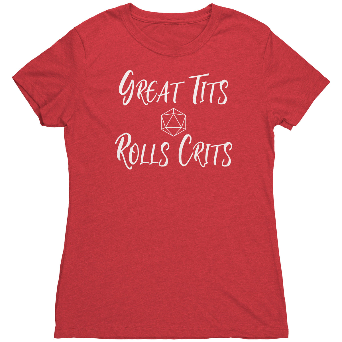 Great Tits Rolls Crits T-shirt  - Gemmed Firefly