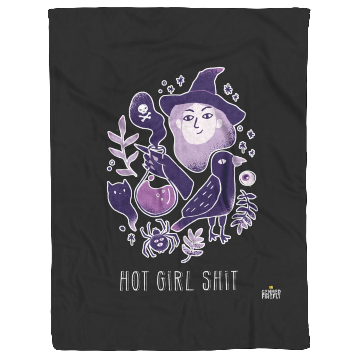 Hot Girl Shit Blanket Blankets  - Gemmed Firefly