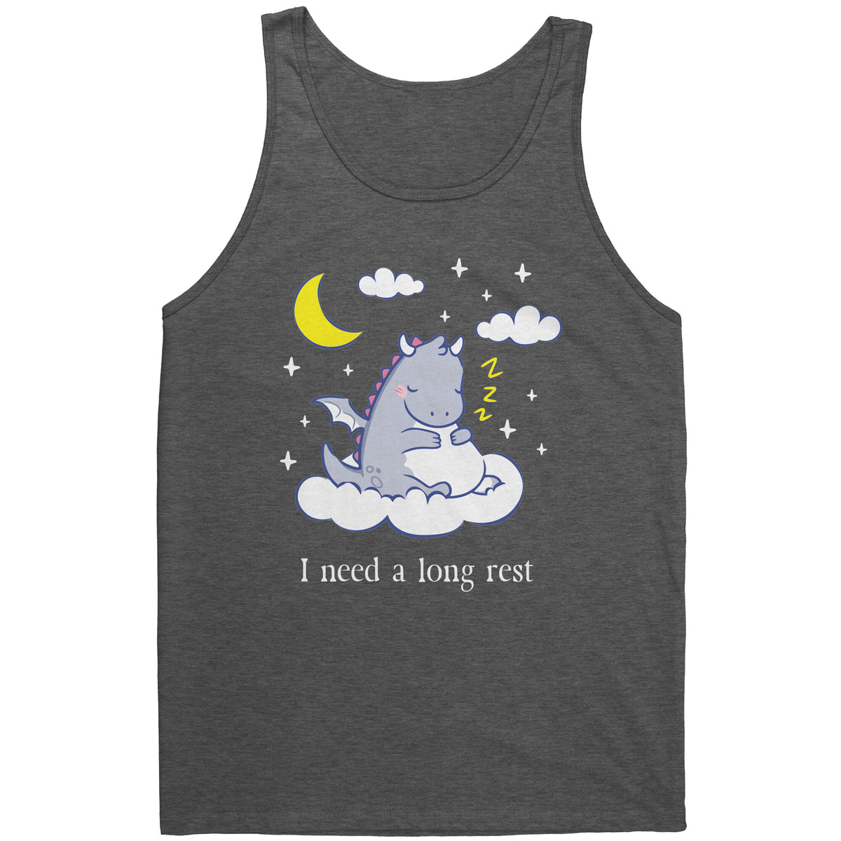 I Need a Long Rest Sleepy Dragon T-shirt  - Gemmed Firefly