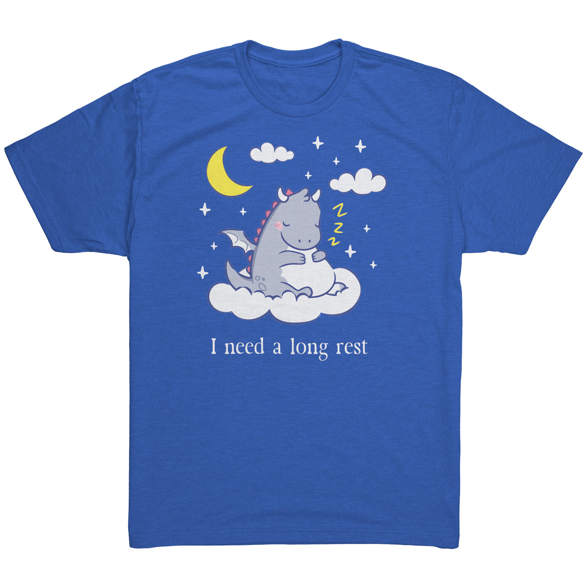 I Need a Long Rest Sleepy Dragon T-shirt  - Gemmed Firefly