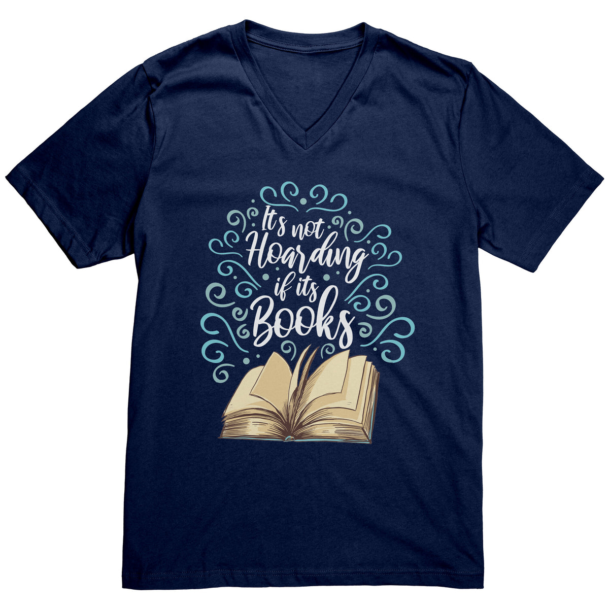 It's Not Hoarding If It's Books T-shirt  - Gemmed Firefly