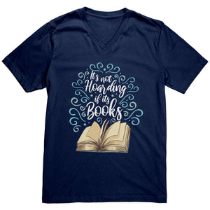 It's Not Hoarding If It's Books T-shirt  - Gemmed Firefly