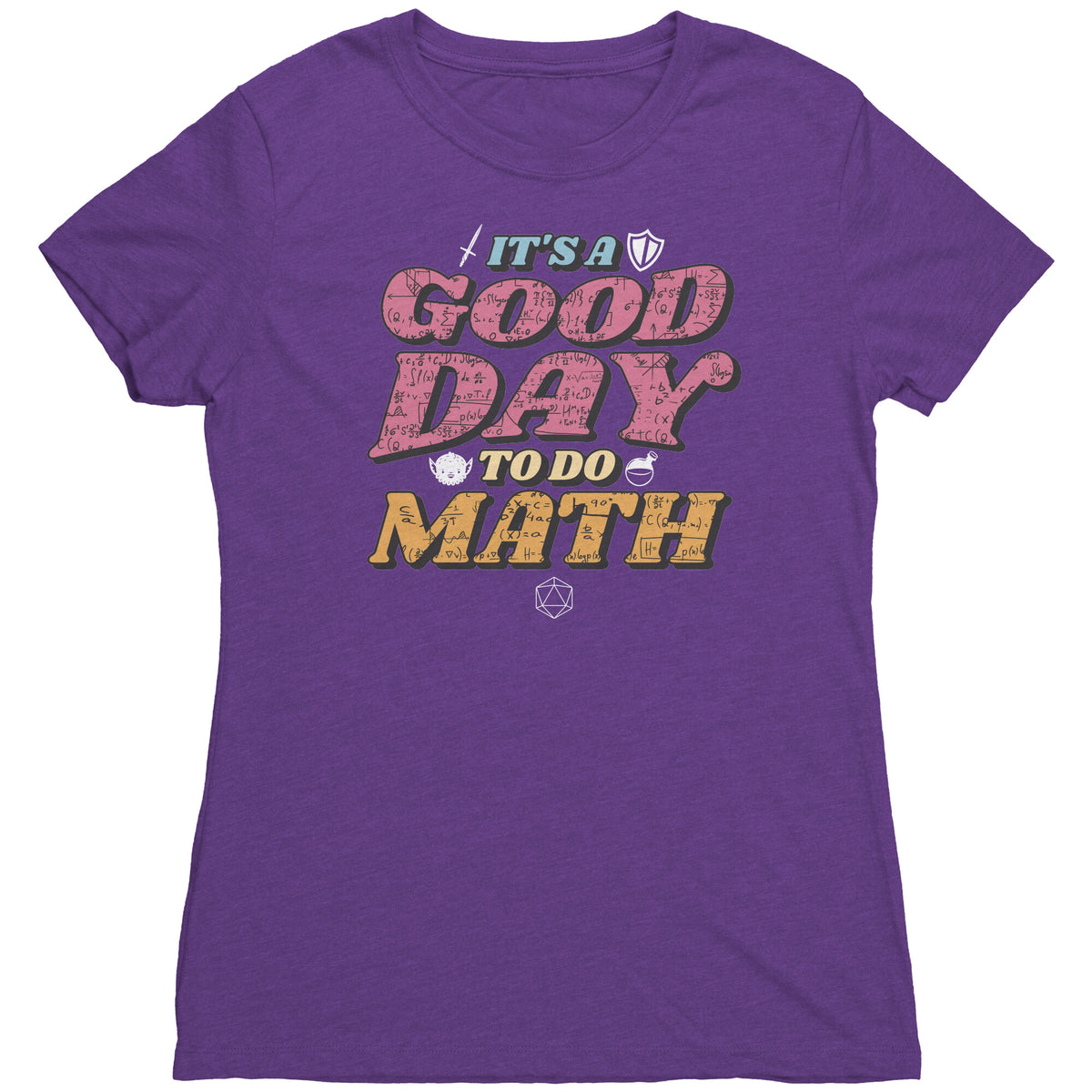 It's a Good Day to do Math T-shirt  - Gemmed Firefly