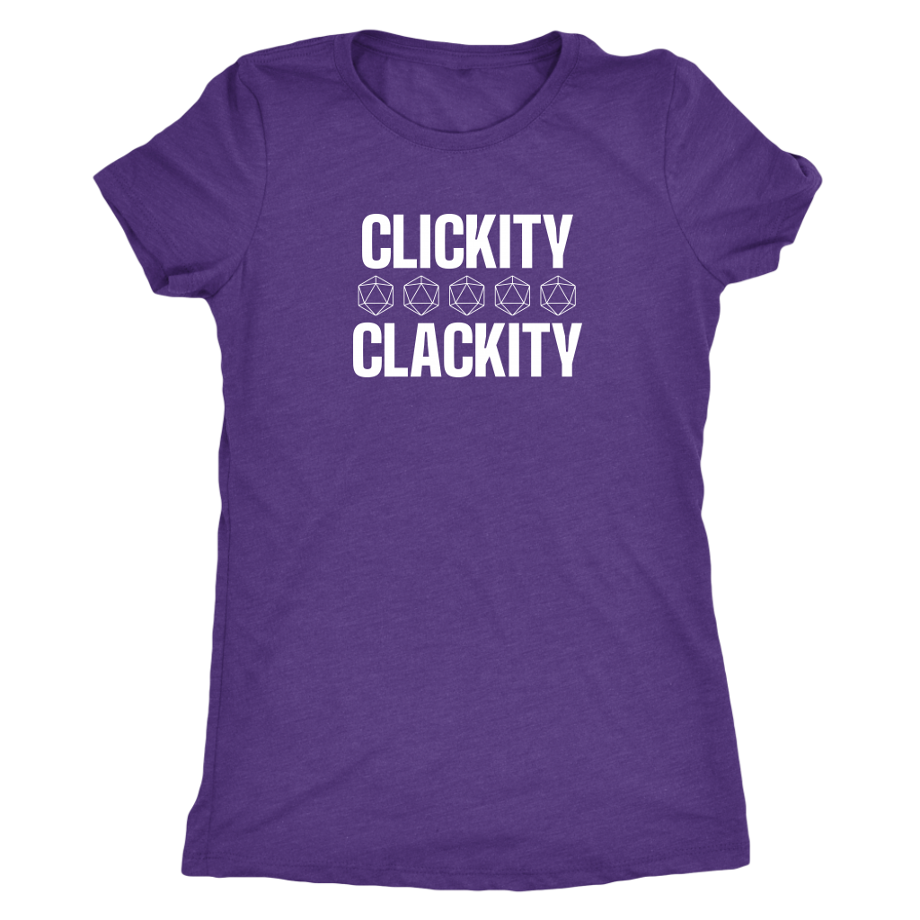 Clickity Clackity T-shirt  - Gemmed Firefly