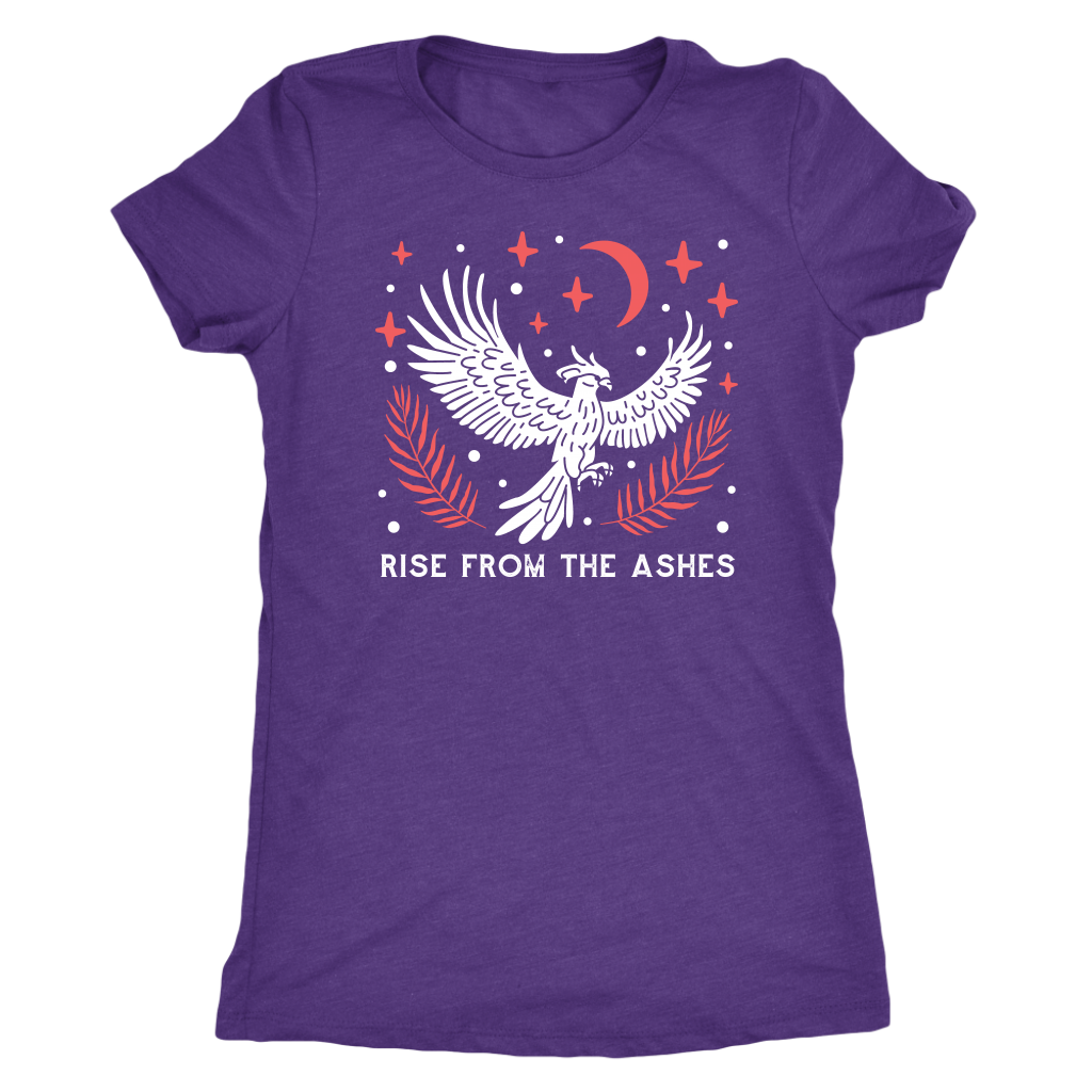 Rise from the Ashes Phoenix T-shirt  - Gemmed Firefly