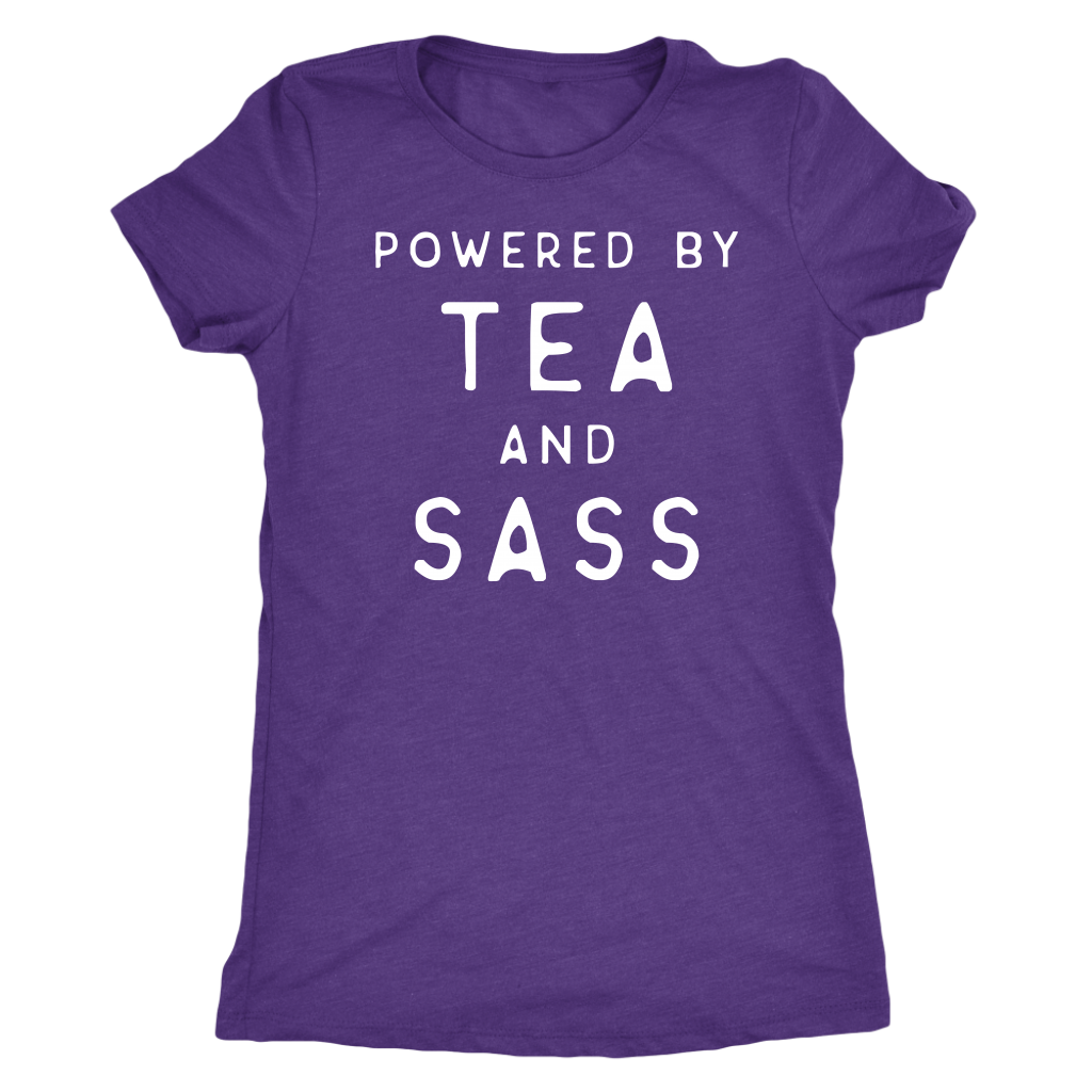 Powered by Tea and Sass T-shirt  - Gemmed Firefly