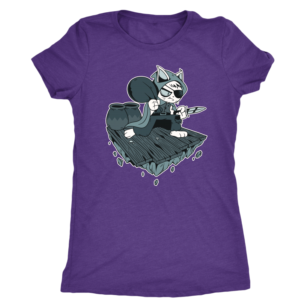 Cat Burglar T-shirt  - Gemmed Firefly