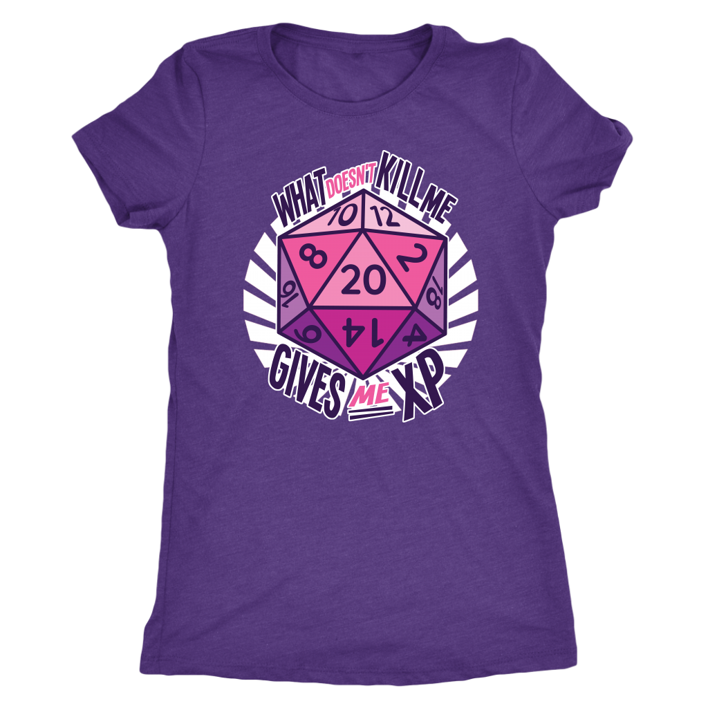 What Doesn't Kill Me Gives Me XP T-shirt  - Gemmed Firefly