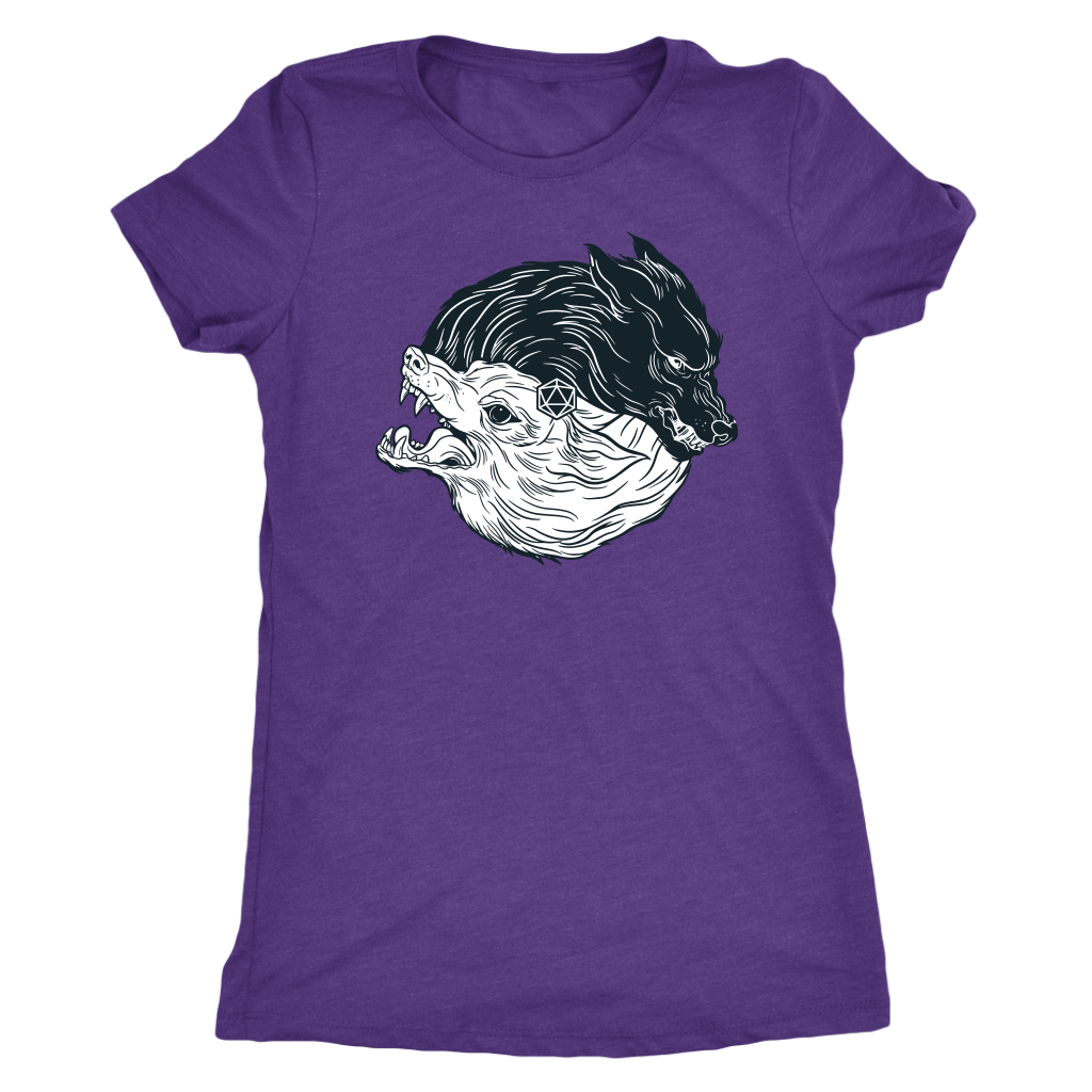 Two Wolves to Feed T-shirt  - Gemmed Firefly