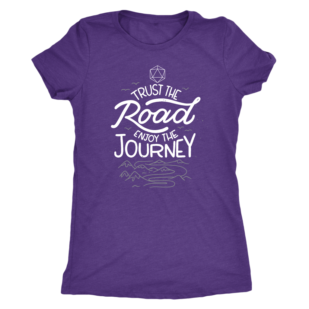 Trust the Road, Enjoy the Journey T-shirt  - Gemmed Firefly