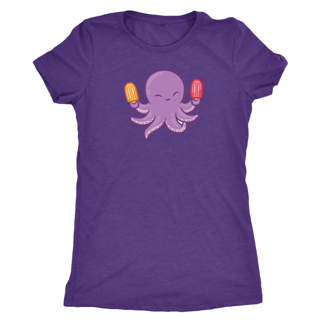 Octo-pops T-shirt  - Gemmed Firefly