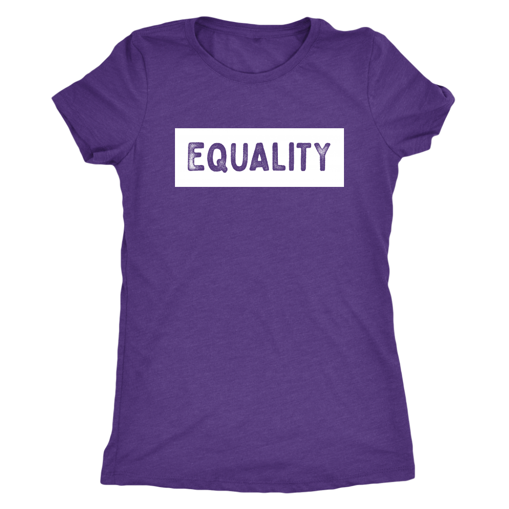 Equality Stencil Text T-shirt  - Gemmed Firefly