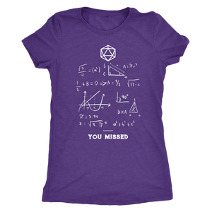 Dungeon Math T-shirt  - Gemmed Firefly