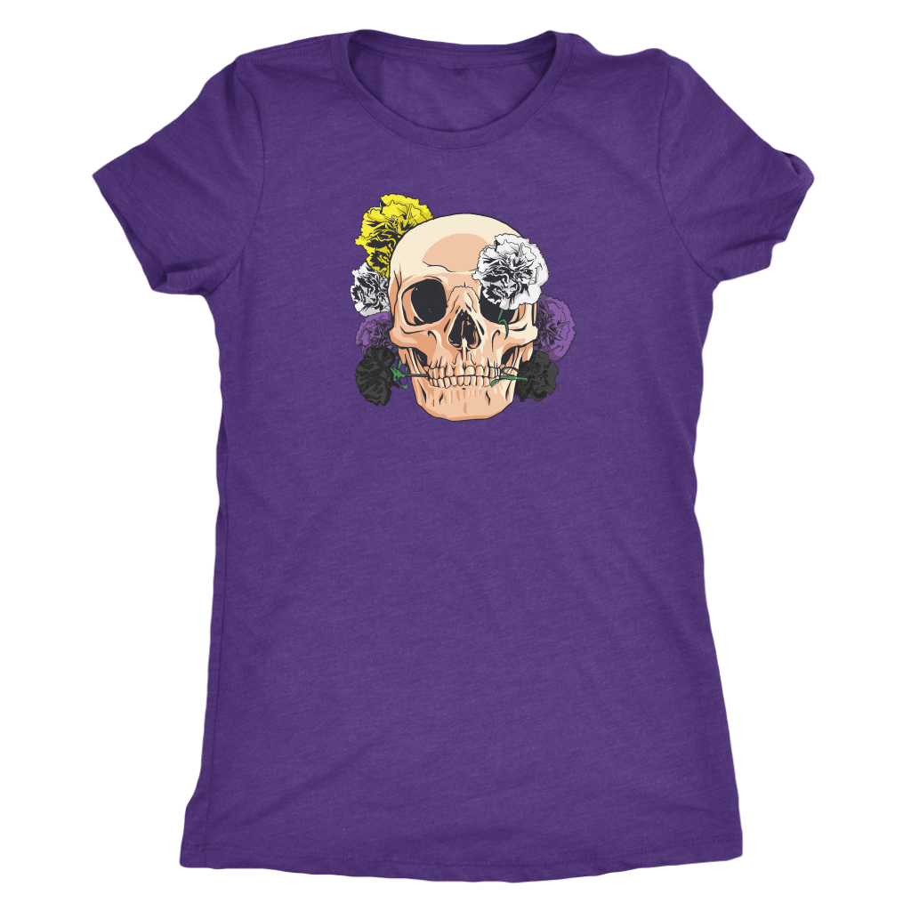 Non-Binary Necromancer T-shirt  - Gemmed Firefly