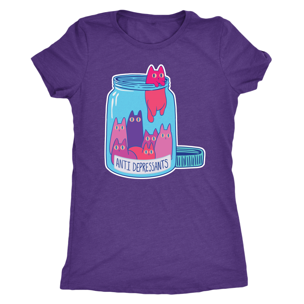 Anti-Depressants Bottle T-shirt  - Gemmed Firefly