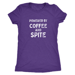 Powered By Coffee and Spite T-shirt  - Gemmed Firefly