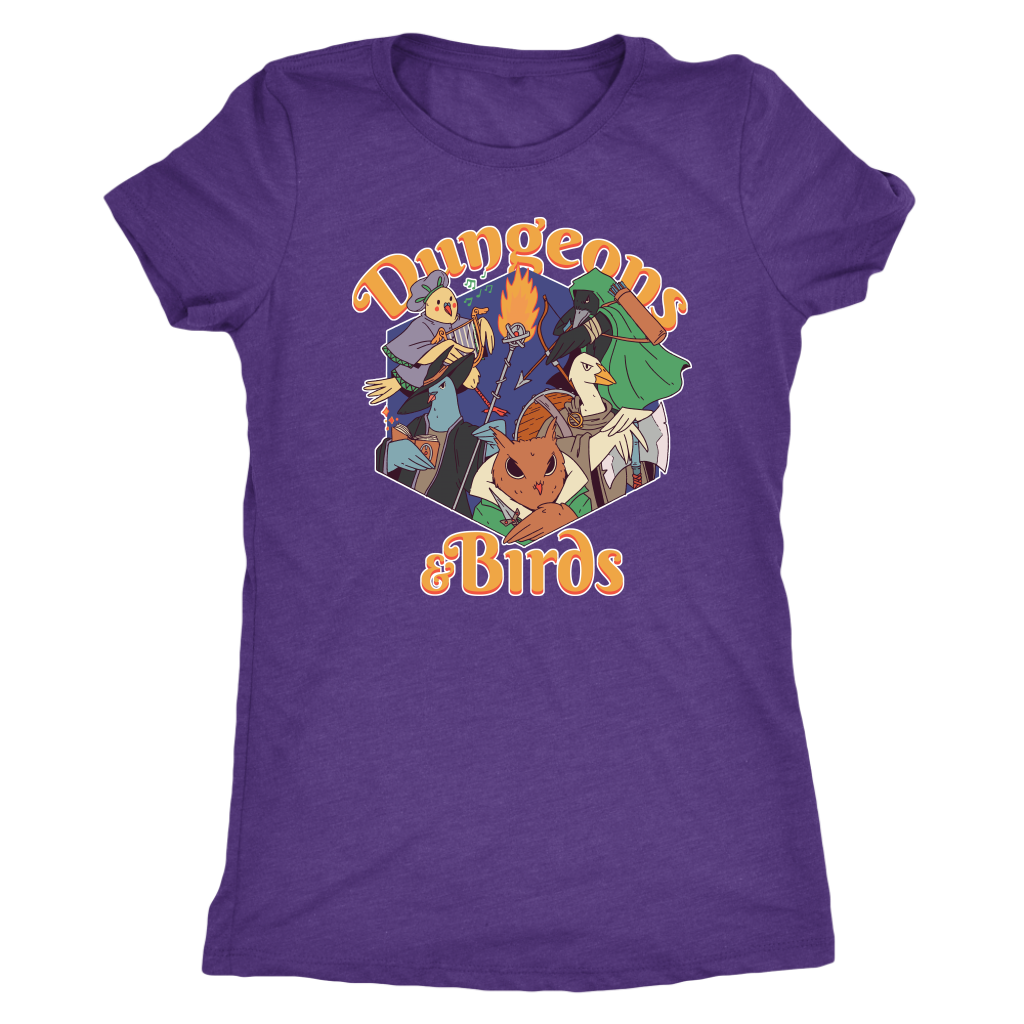 Dungeons and Birds T-shirt  - Gemmed Firefly