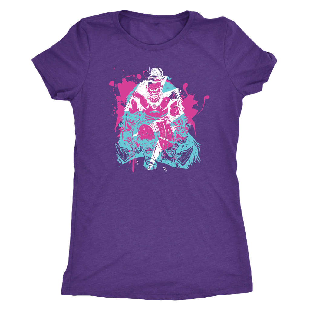 Berserker Paint Splash T-shirt  - Gemmed Firefly