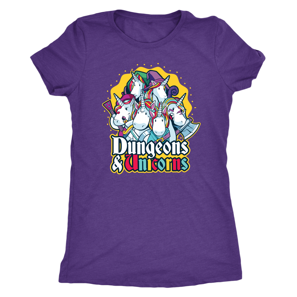 Dungeons and Unicorns T-shirt  - Gemmed Firefly