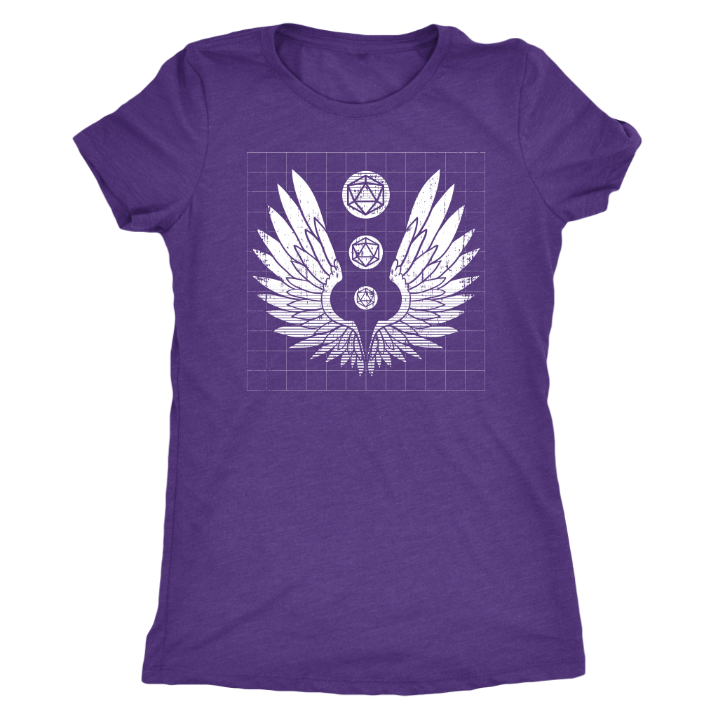 D20 Wings of Future Radiance T-shirt  - Gemmed Firefly