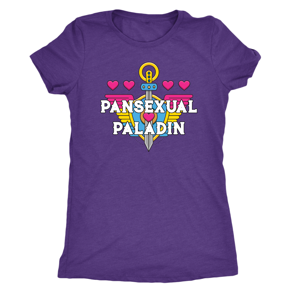 Pansexual Paladin T-shirt  - Gemmed Firefly