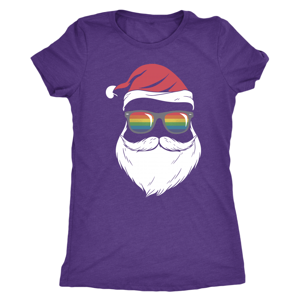 LGBT PRIDE Santa Shirt T-shirt  - Gemmed Firefly