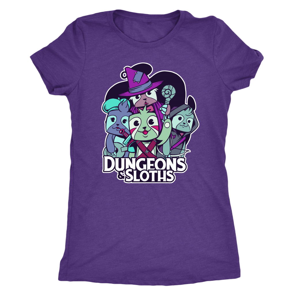 Dungeons and Sloths T-shirt  - Gemmed Firefly