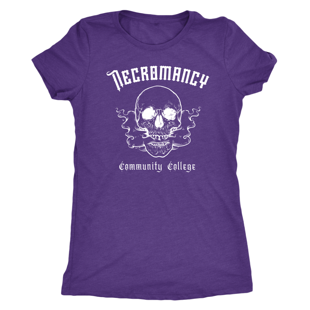 Necromancy Community College T-shirt  - Gemmed Firefly