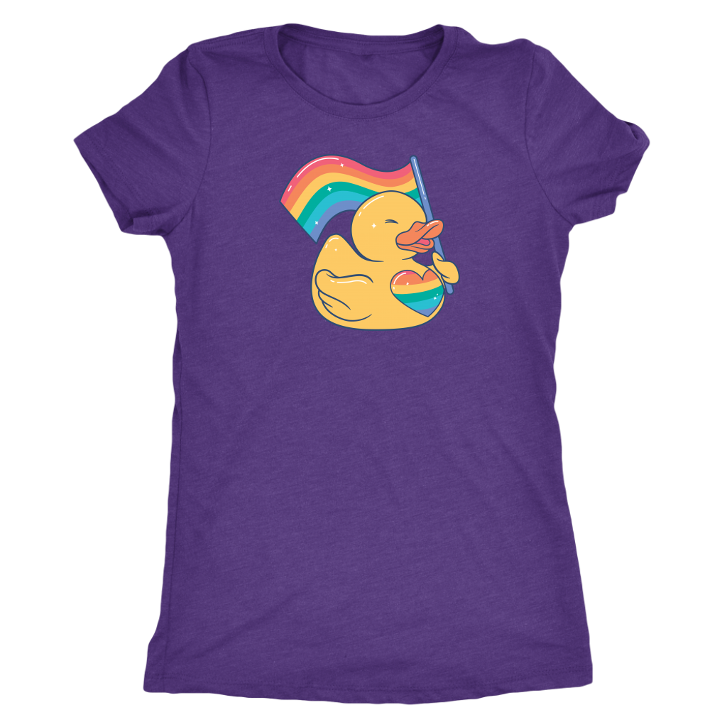 Pride Rubber Ducky T-shirt  - Gemmed Firefly