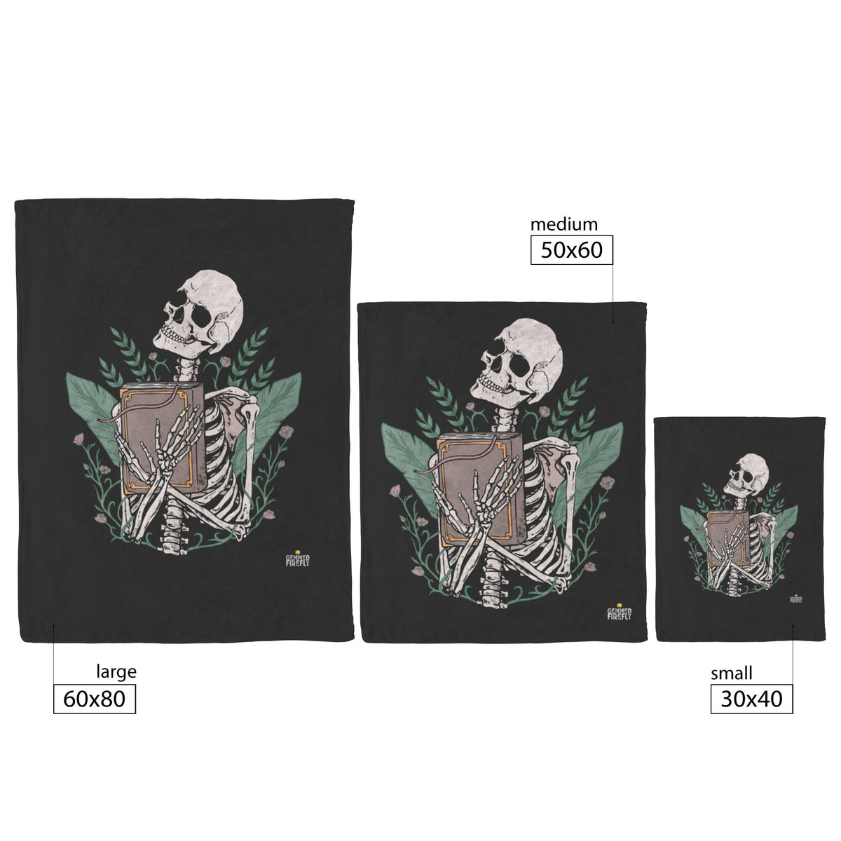 Libris Mortis Blanket Blankets  - Gemmed Firefly