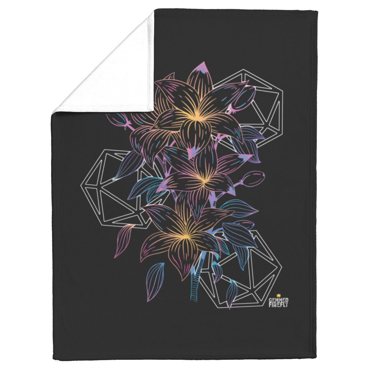 Lilies and Luck Blanket Blankets  - Gemmed Firefly