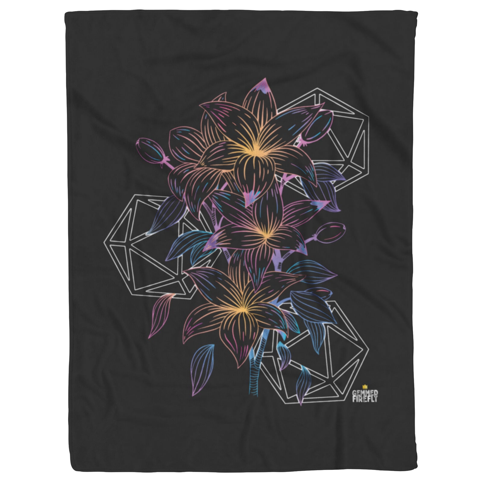 Lilies and Luck Blanket Blankets  - Gemmed Firefly