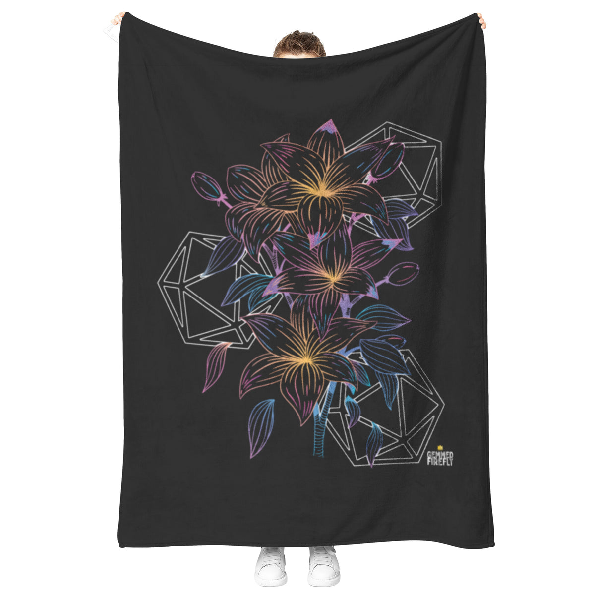 Lilies and Luck Blanket Blankets  - Gemmed Firefly