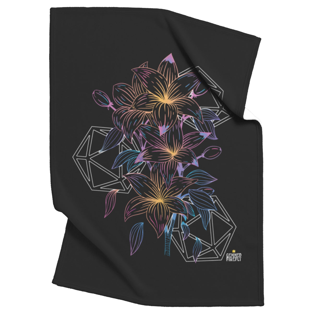 Lilies and Luck Blanket Blankets  - Gemmed Firefly