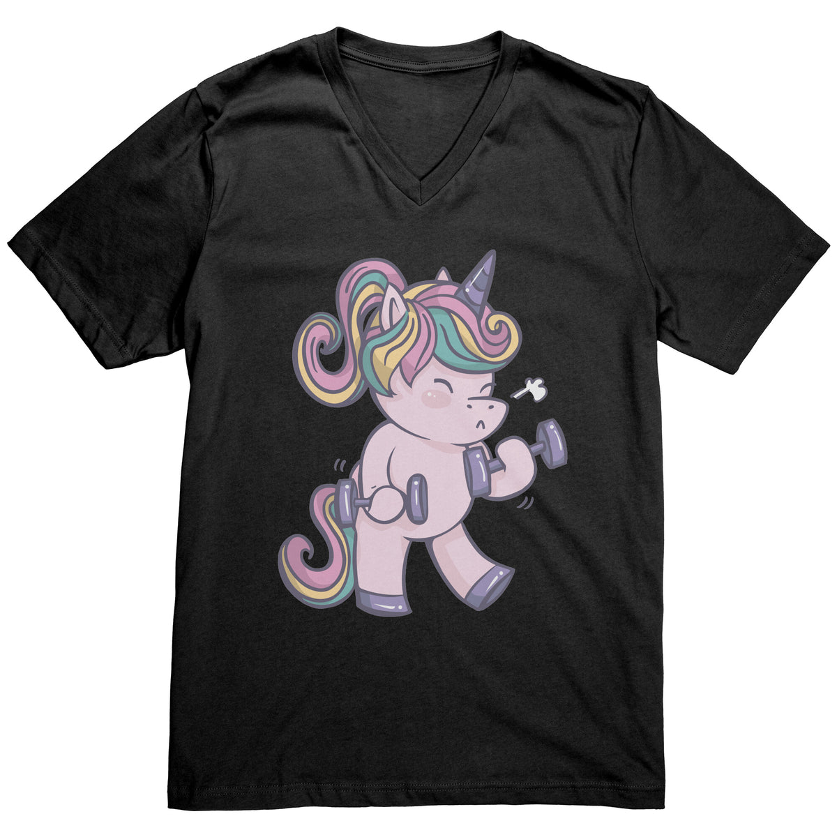 Magic and Might Kawaii Unicorn T-shirt  - Gemmed Firefly
