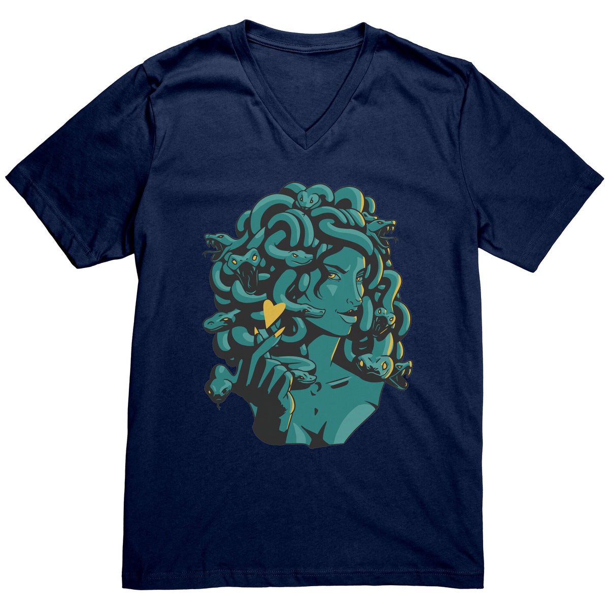 Medusa Heart T-shirt  - Gemmed Firefly