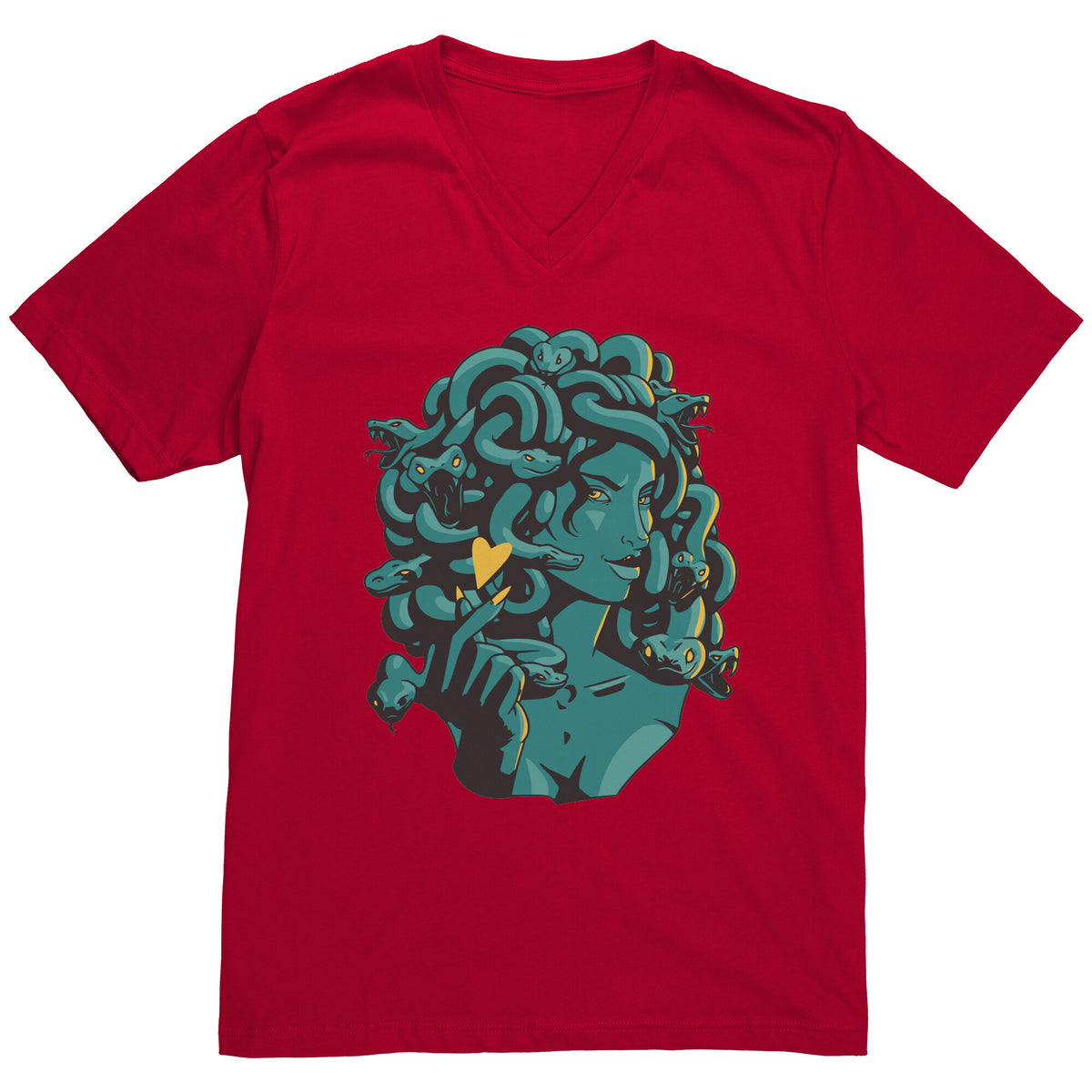 Medusa Heart T-shirt  - Gemmed Firefly