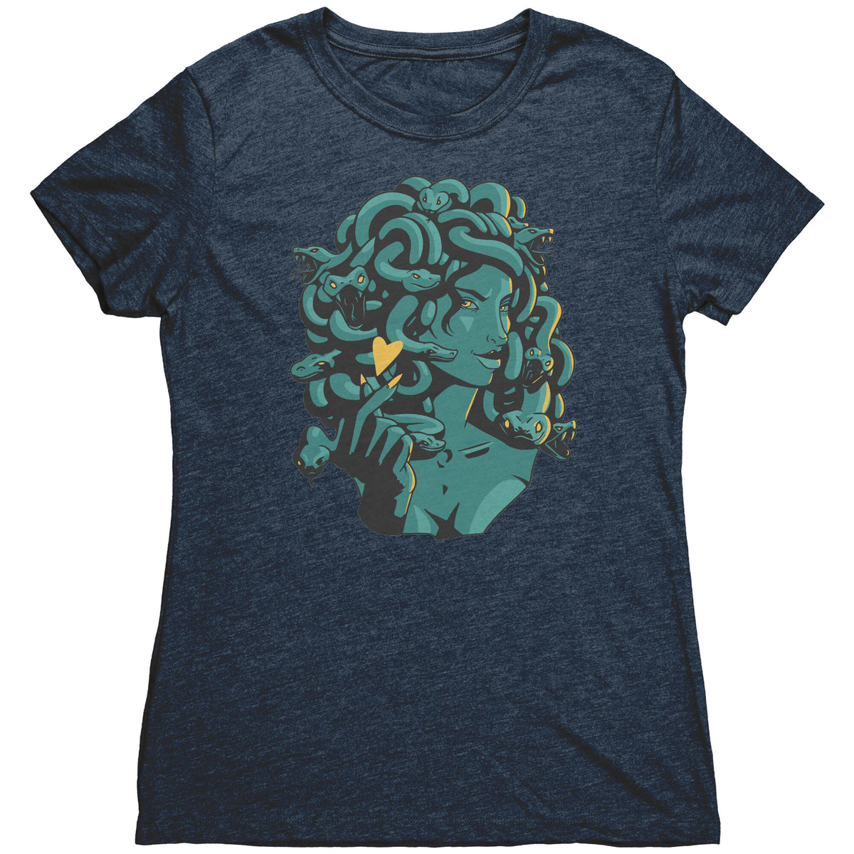 Medusa Heart T-shirt  - Gemmed Firefly
